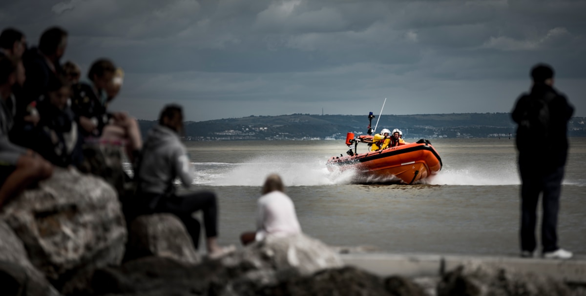 RNLI-experienced crew aboard a lifeboat